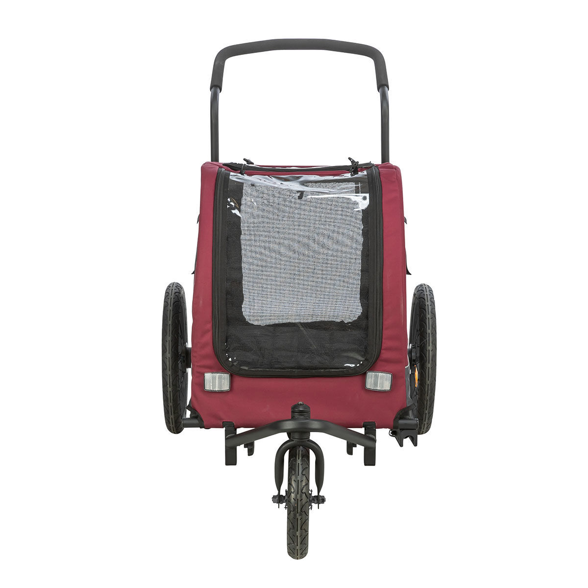 Trixie Cykelvagn  svart/röd 